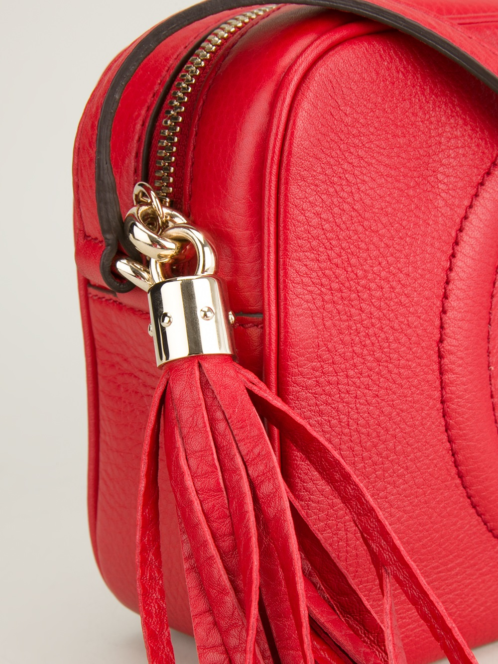Lyst - Gucci Disco Bag in Red