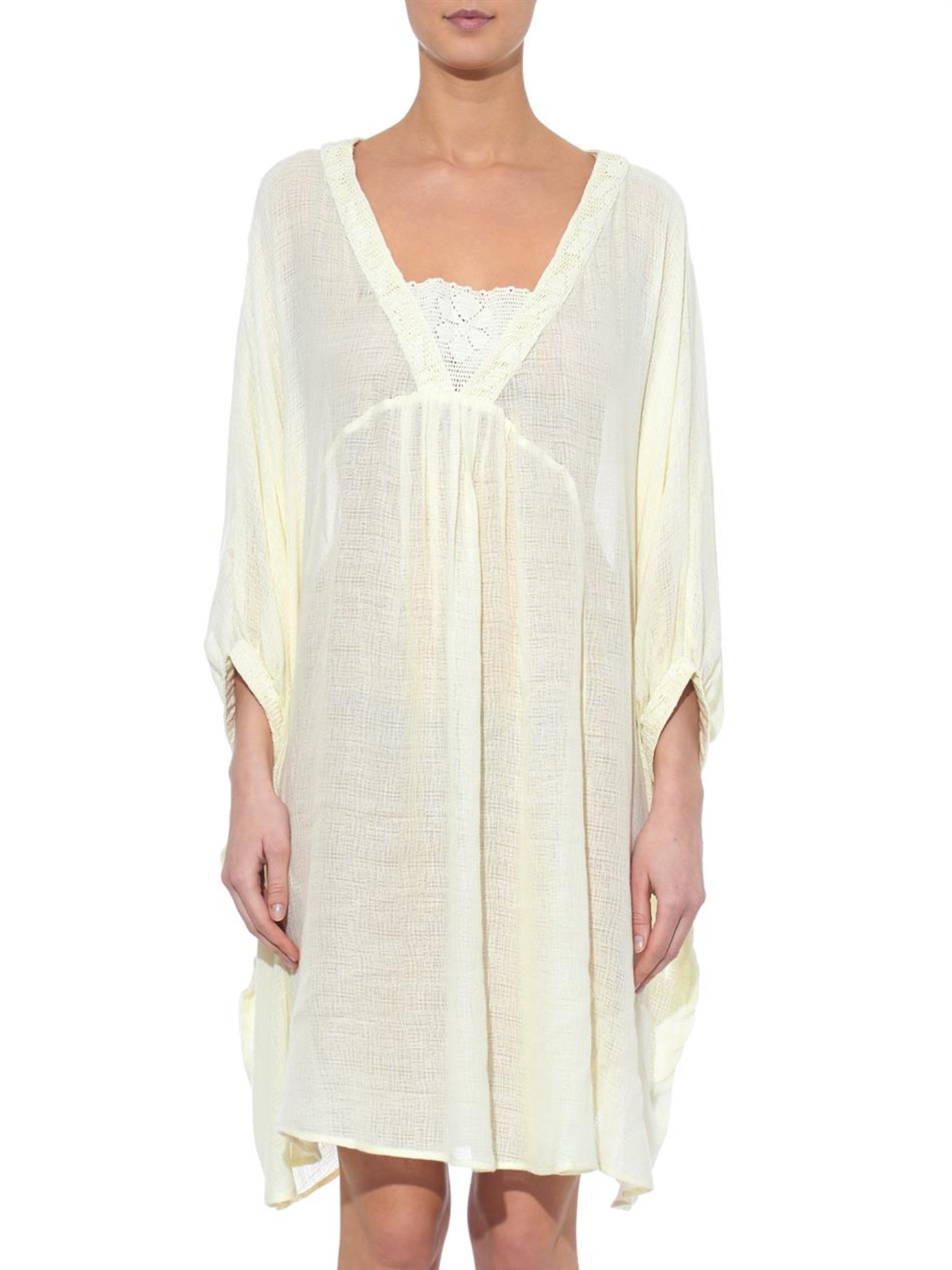 cotton blend kaftan