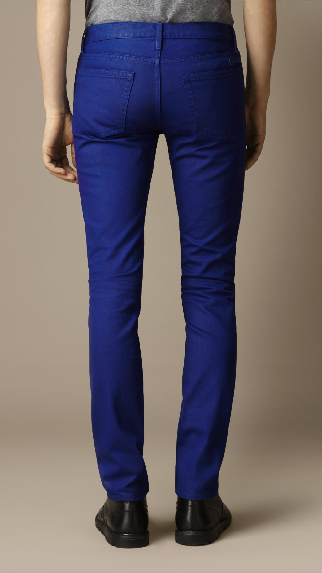 Lyst - Burberry Shoreditch Sprayed Skinny Fit Jeans in Blue for Men