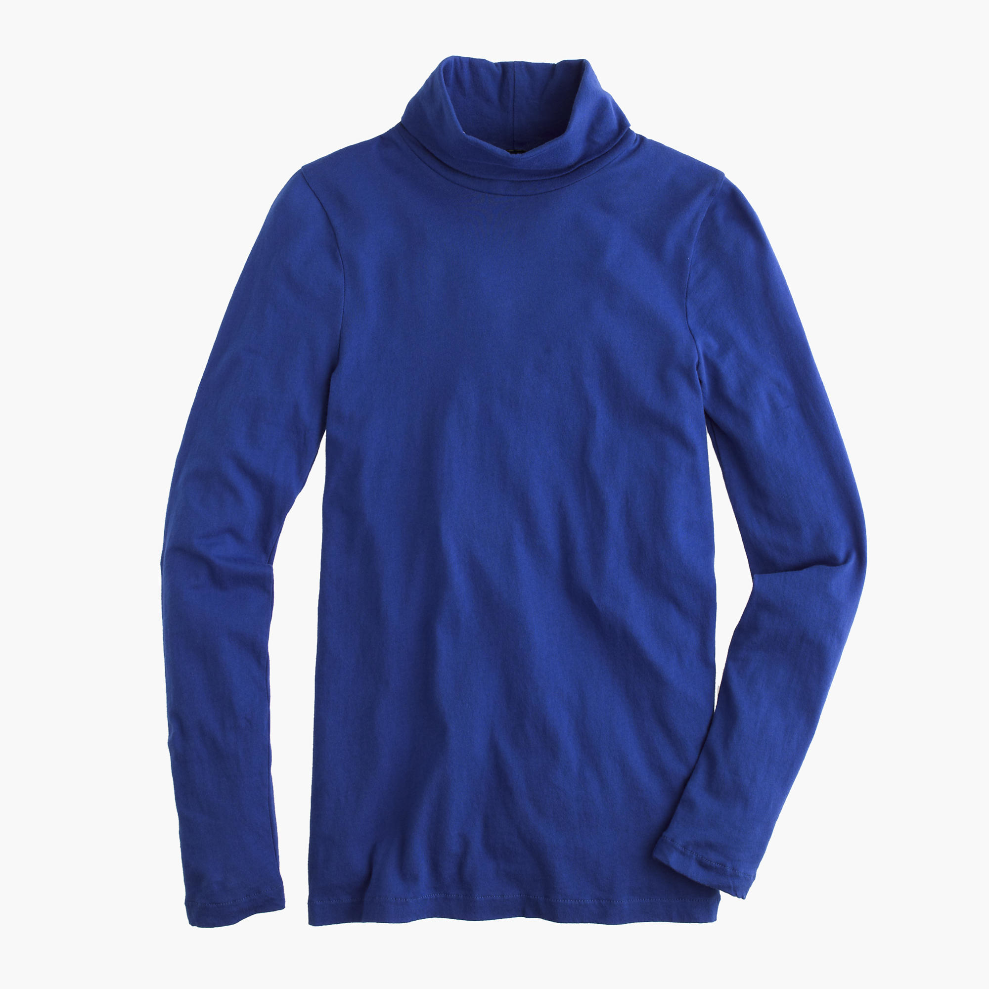 J.crew Tissue Turtleneck T-shirt in Blue (bright ocean) | Lyst
