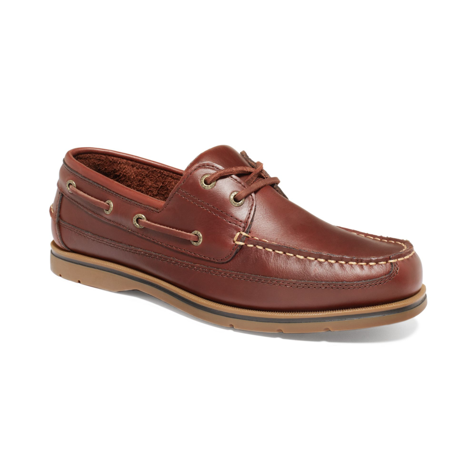Sebago Grinder Boat Shoes in Brown for Men (Brown Smooth) | Lyst