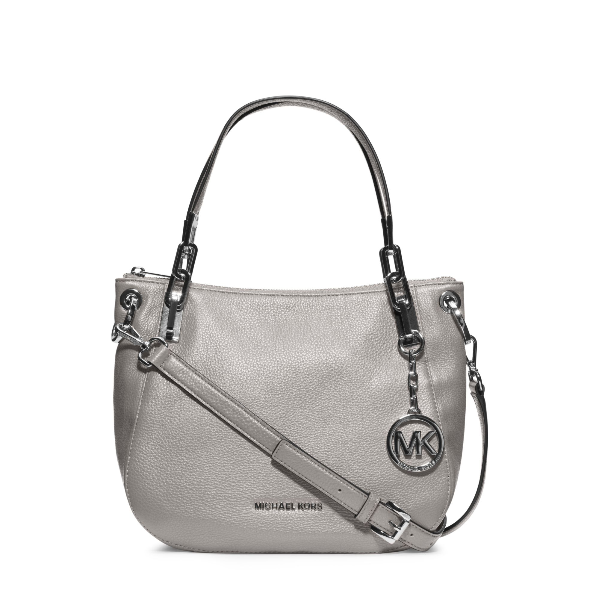 michael kors brooke medium suede shoulder bag