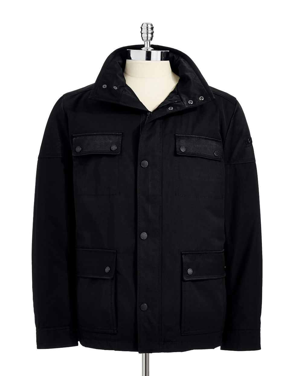Lyst Strellson Zip And Snap Button Jacket in Black for Men
