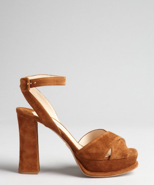 prada chunky heels