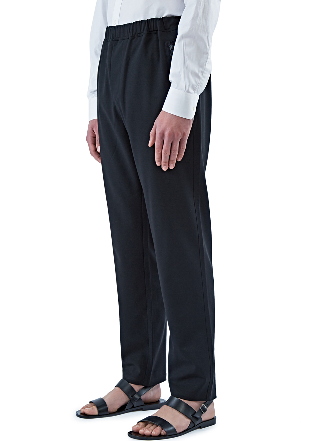 Oamc Men's Straight Leg Drawcord Pants In Black in Black for Men | Lyst