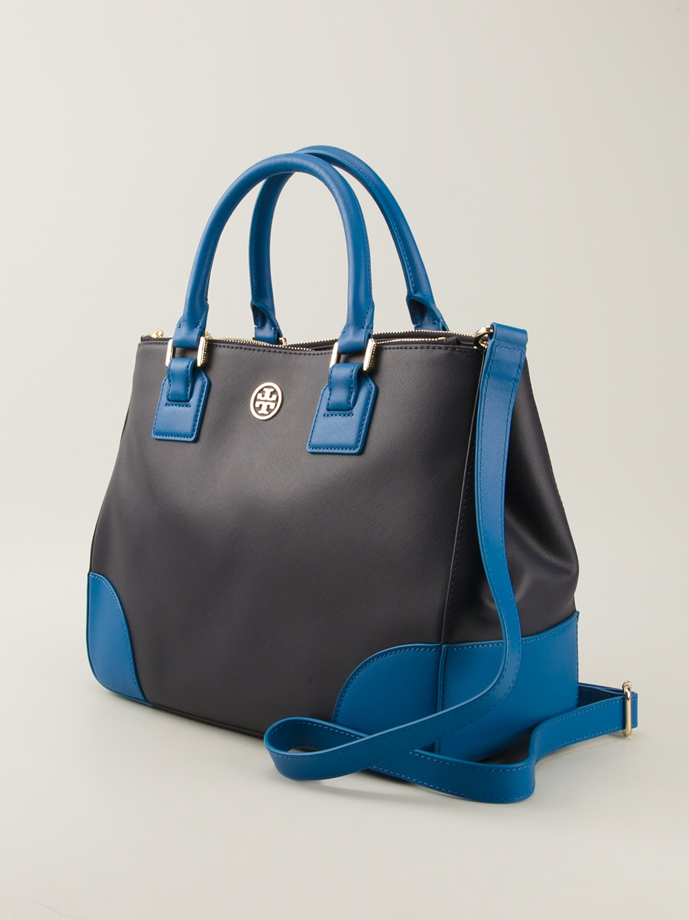 tory burch robinson zip tote