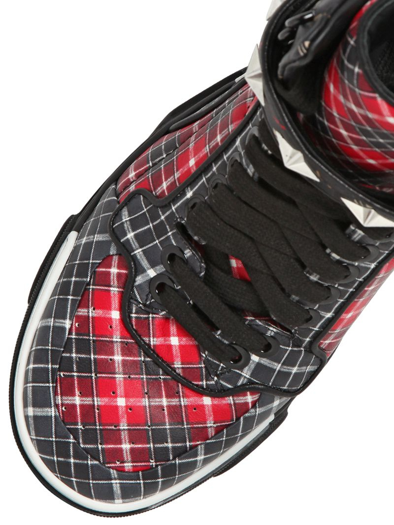 givenchy red high top sneakers