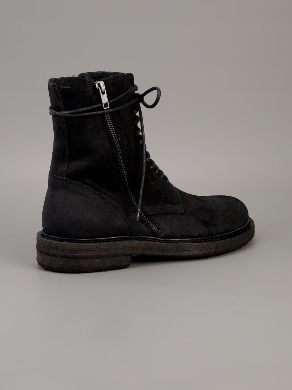 Ann Demeulemeester Scamosciato Ingrassato Boots in Black for Men - Lyst