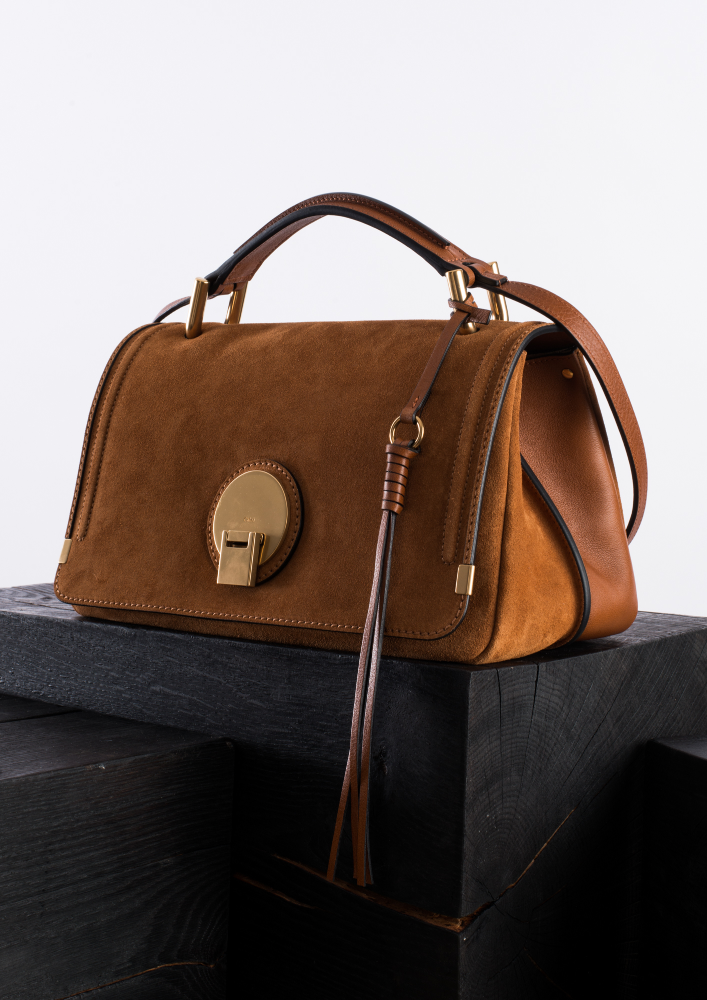 Chlo Indy Medium Shoulder Bag in Brown (caramel) | Lyst