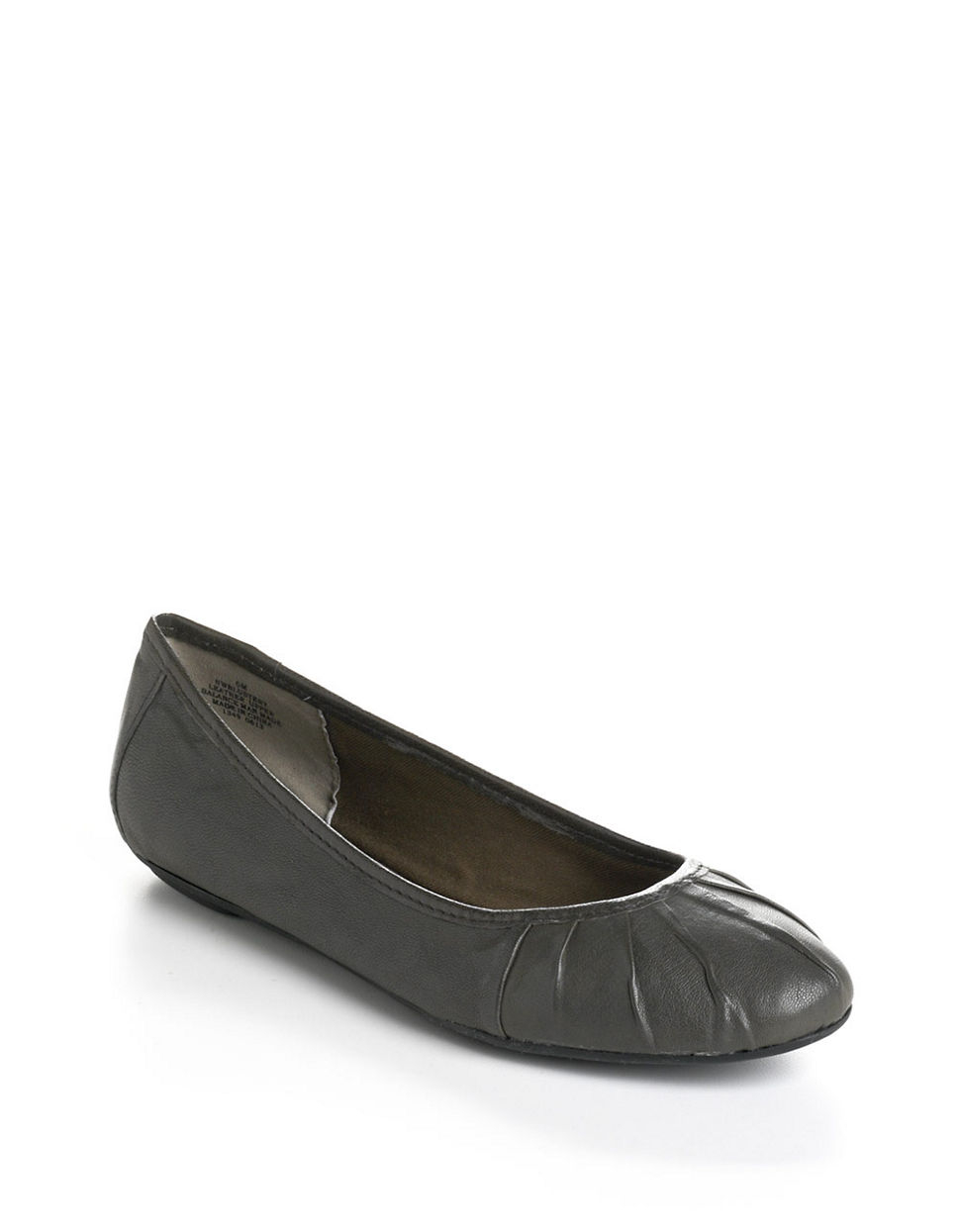 grey dress flats