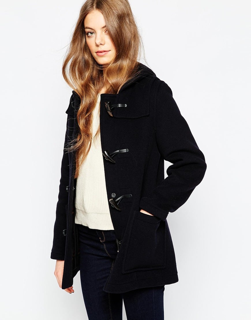 Gloverall Short Duffle Coat In Navy in Blue | Lyst