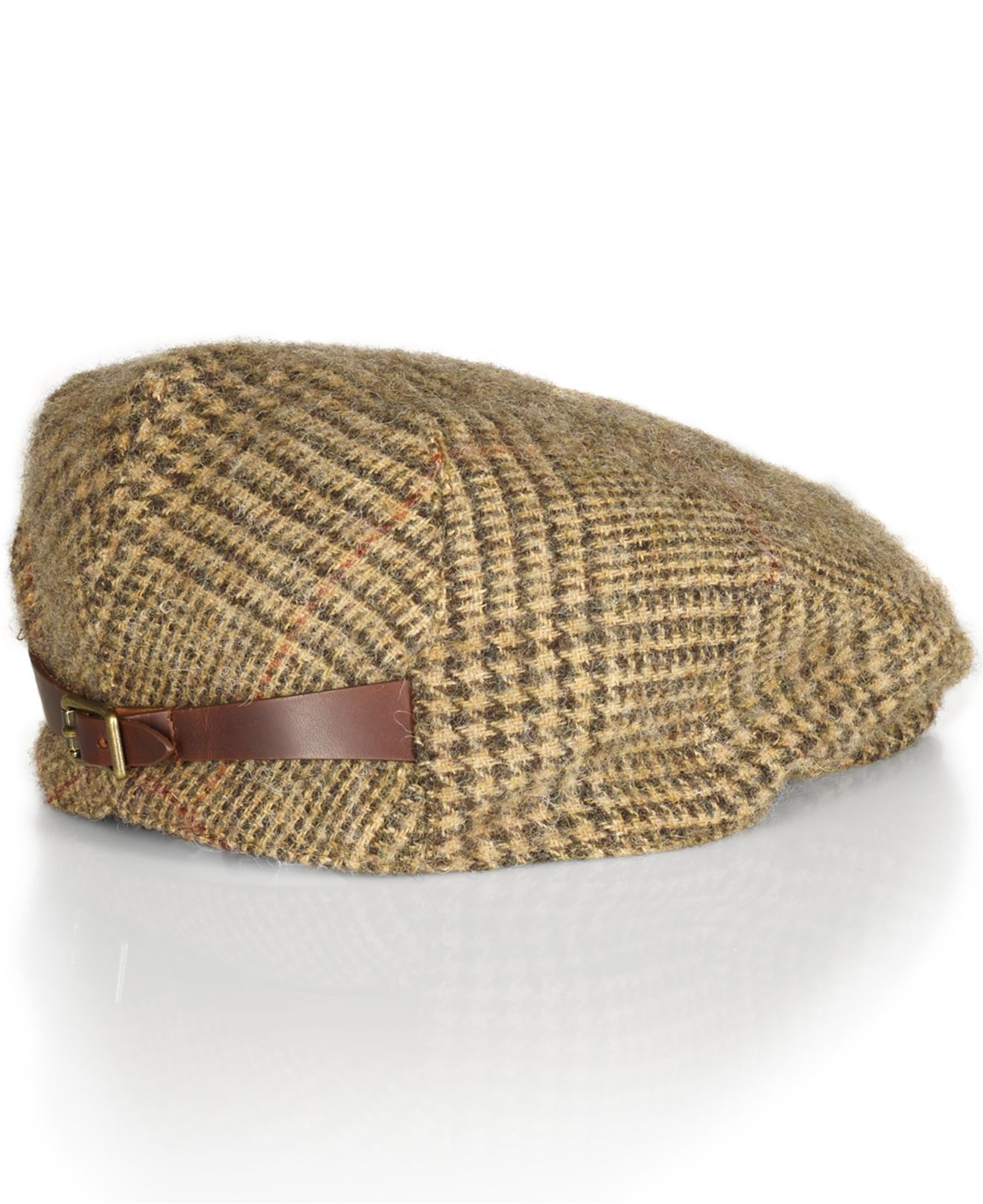 Lyst Polo Ralph Lauren Tweed Estate Driving Cap in Brown for Men