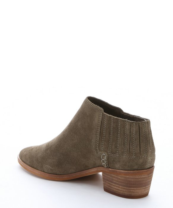 Lyst - Dolce vita Moss Green Suede 'keiton' Ankle Booties in Green
