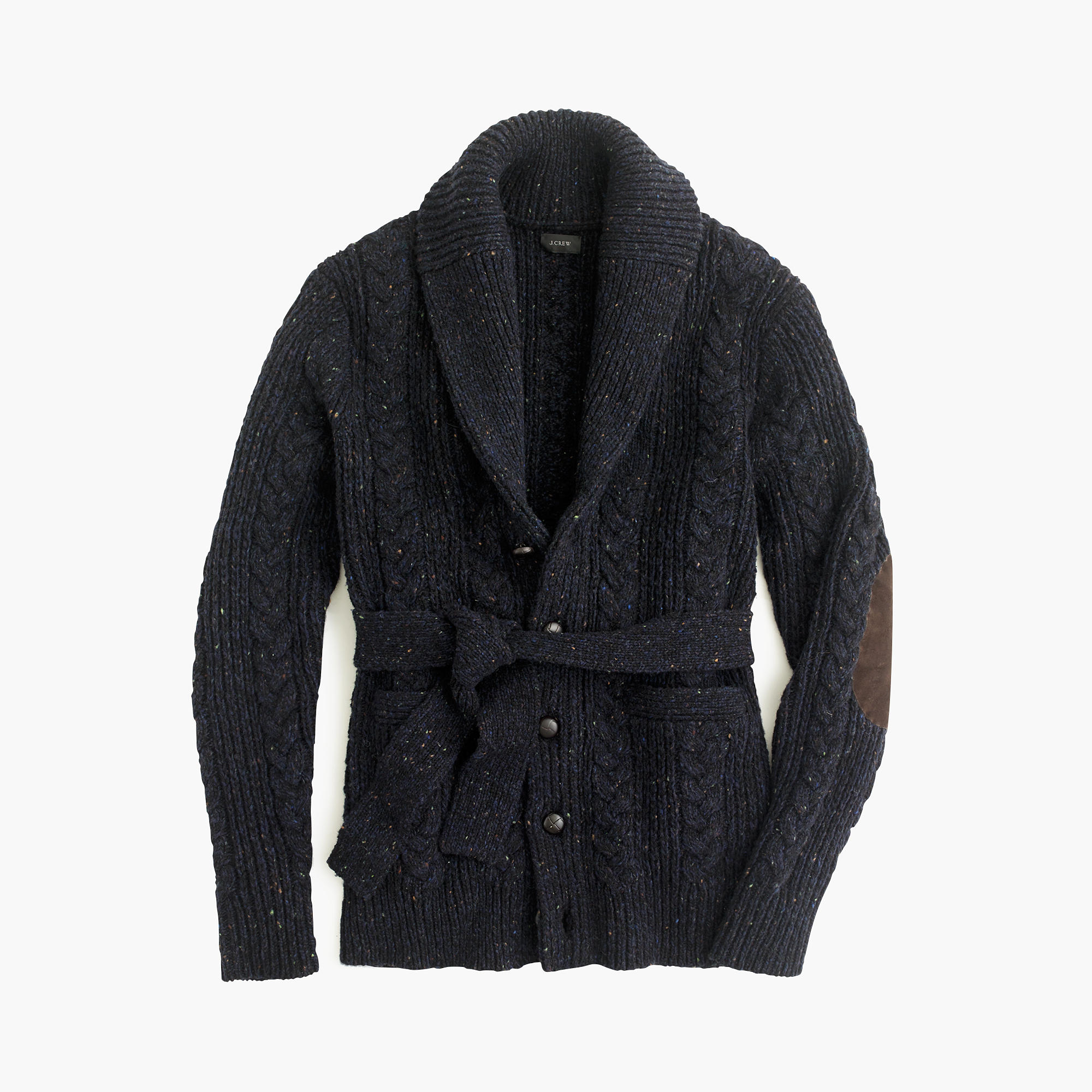 ラルフローレン好きにおすすめJ.CREW×Kilcarra Donegal Shawl Sweater M