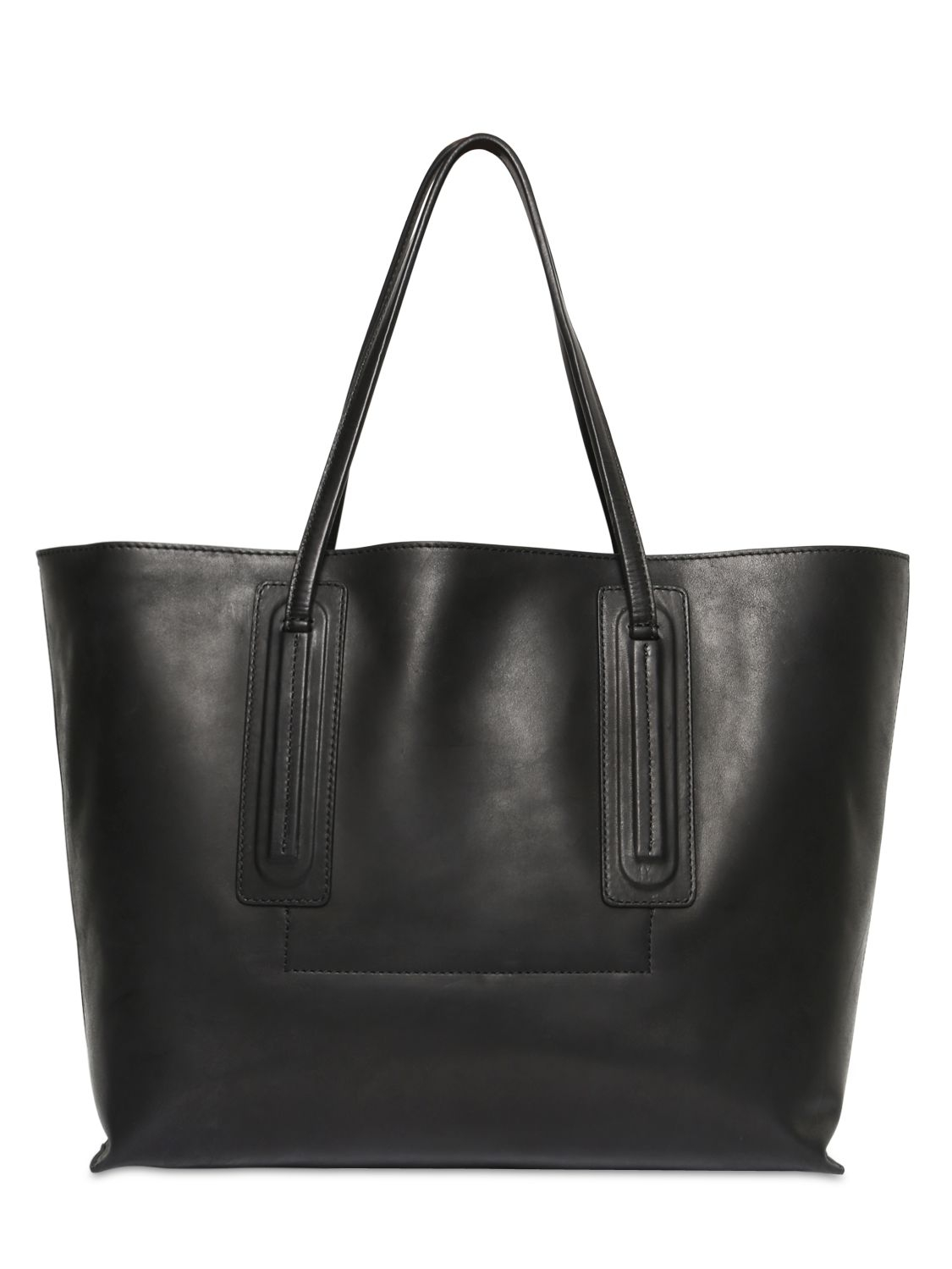 Rick owens Large Horse Leather Tote Bag in Black | Lyst