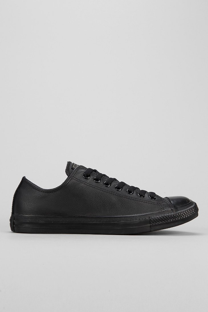 Lyst - Converse Chuck Taylor All Star Leather Low-Top Men'S Sneaker in Black for Men