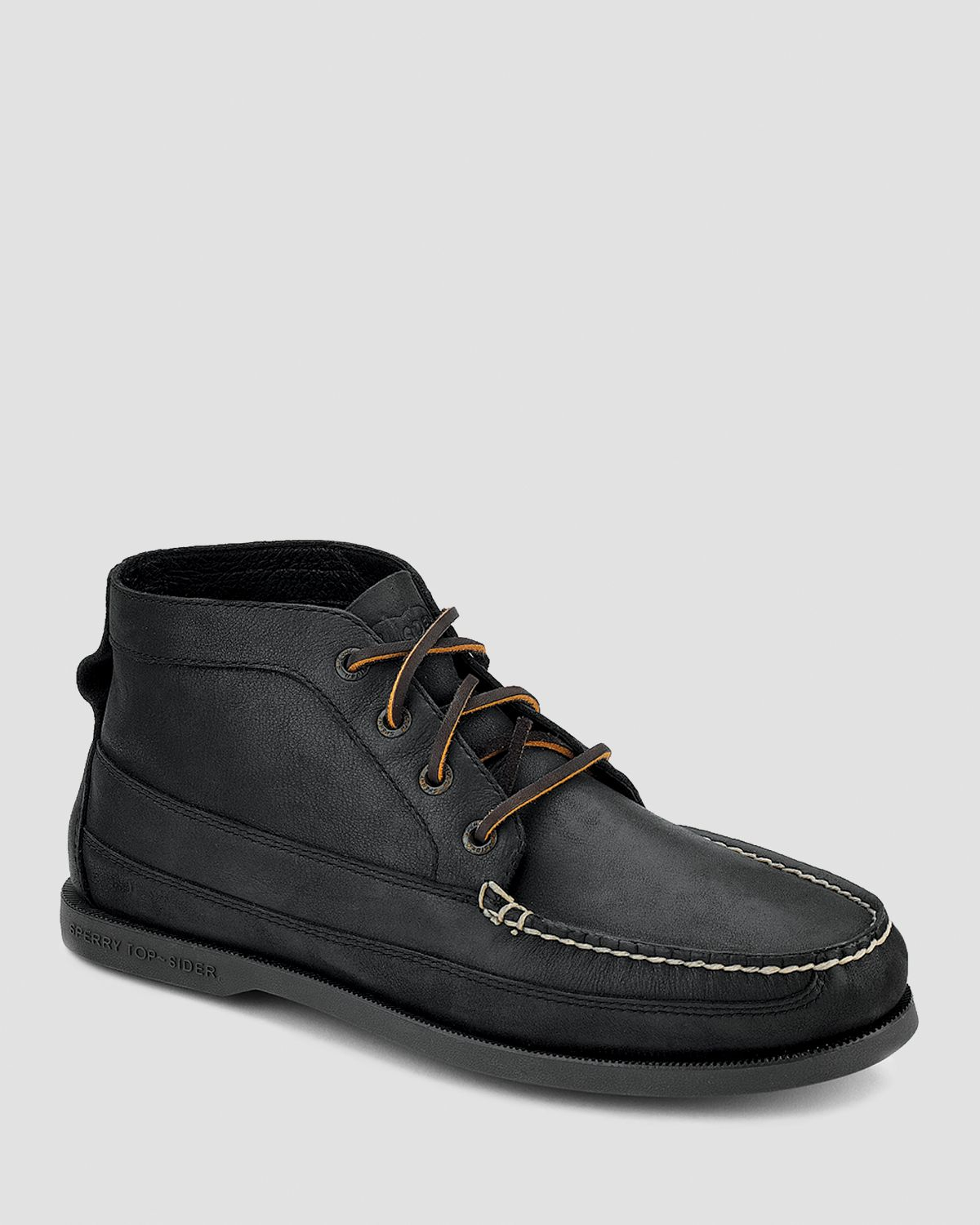 Sperry top-sider A/o Boat Chukka Boots in Black for Men | Lyst