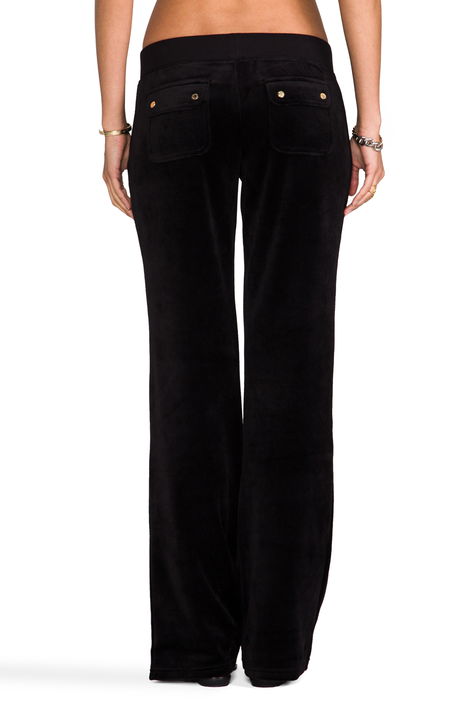 juicy couture velour pants with juicy on the bum