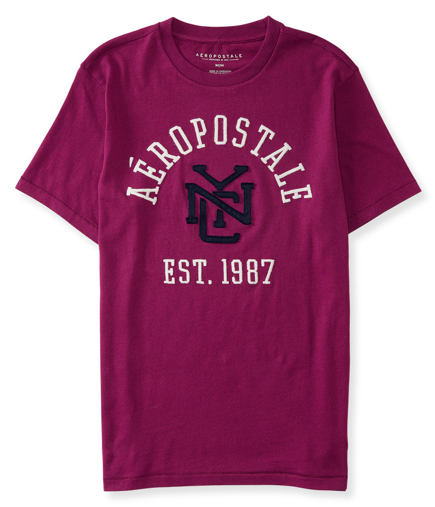 Aéropostale Aéropostale Nyc Logo Graphic T in Purple | Lyst