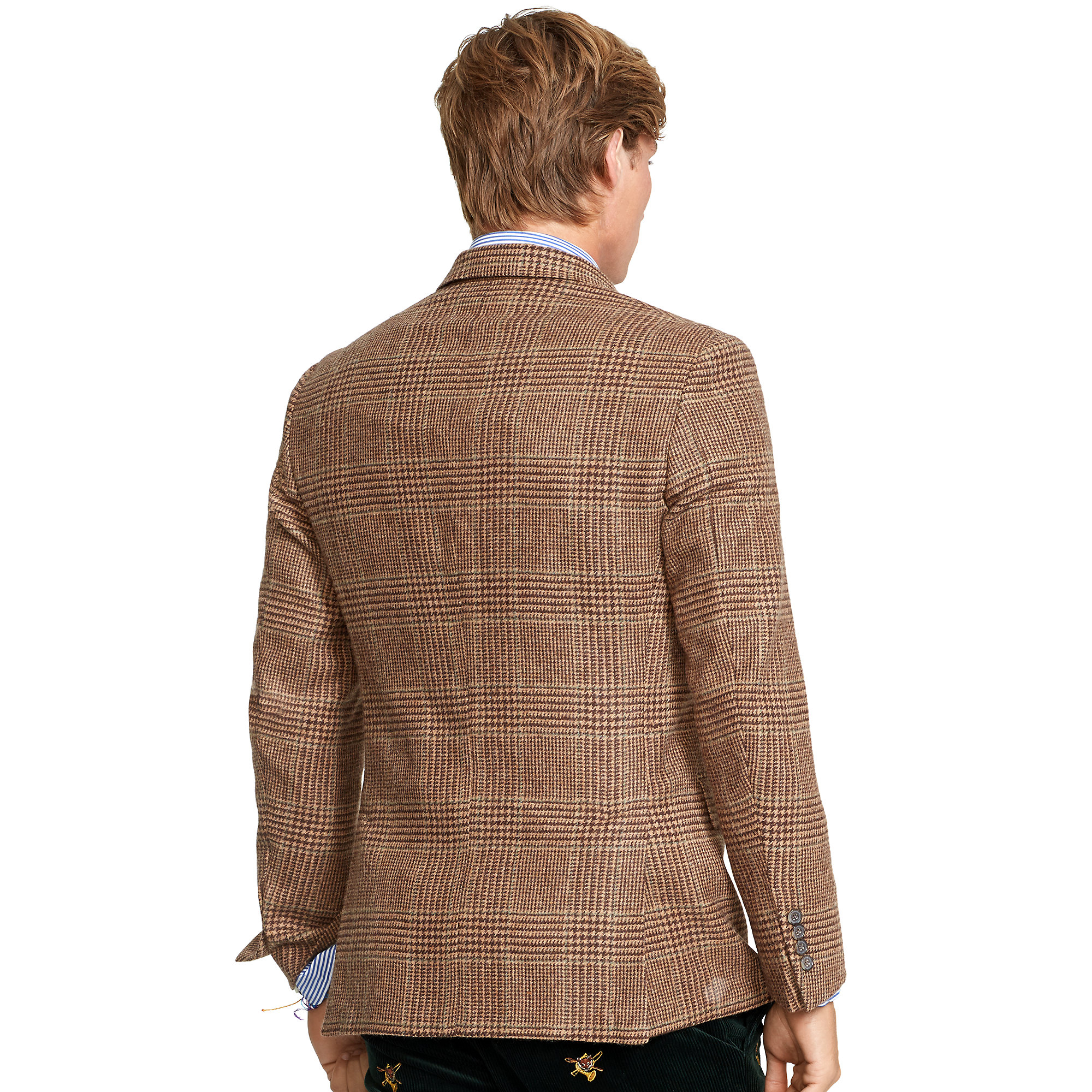 Lyst Ralph Lauren Polo Glen Plaid Sport Coat In Brown For Men