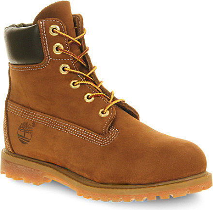 timberland 6 inch boots dark brown