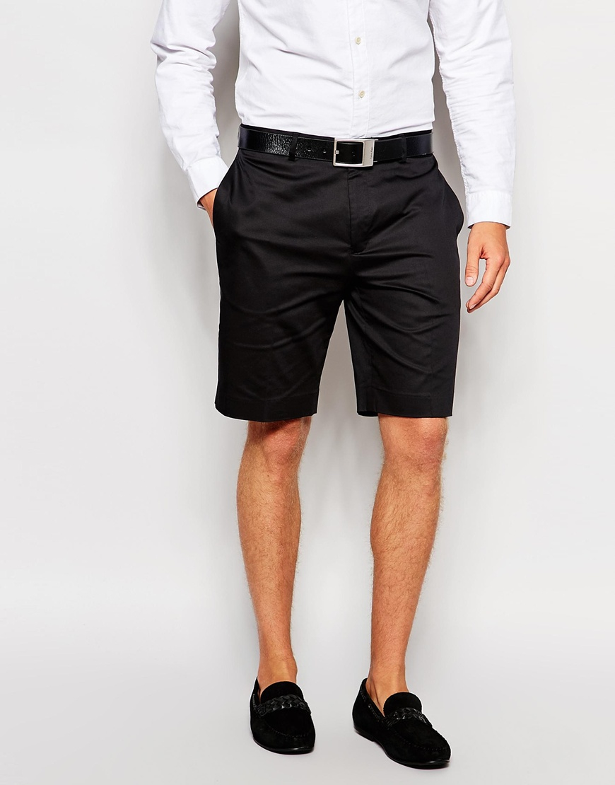 black shorts and shirt