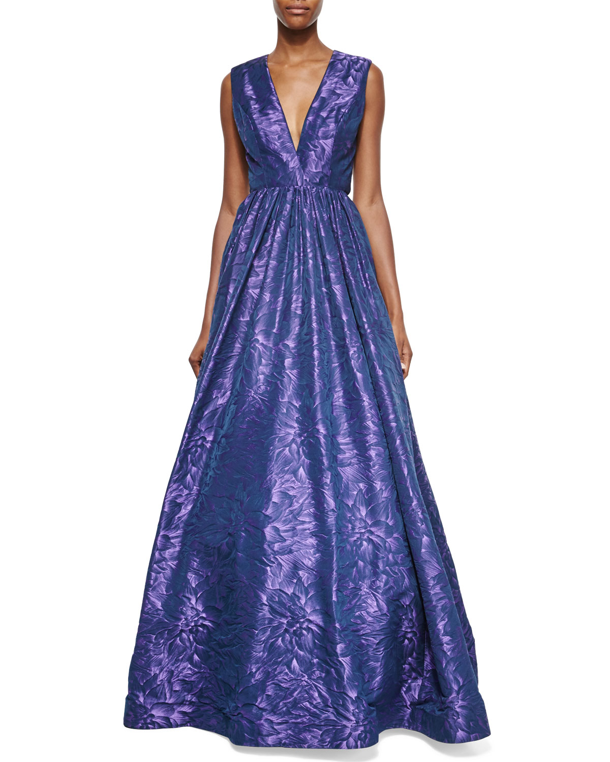 ml monique lhuillier floral jadore gown