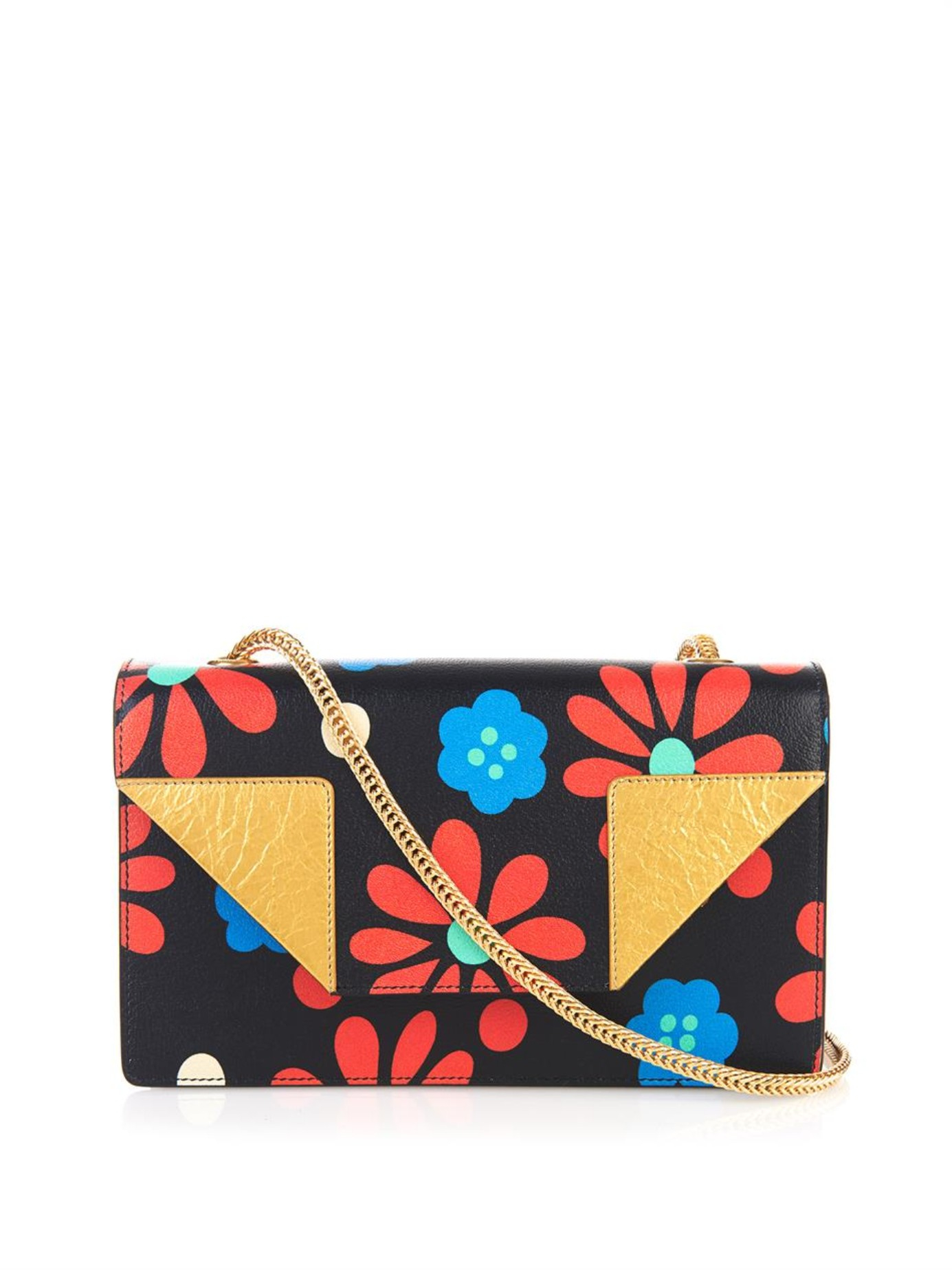 Monogram Small Prairie Flower Clutch Bag, Black Multi Monogram Small Prairie Flower Clutch Bag, Black Multi
