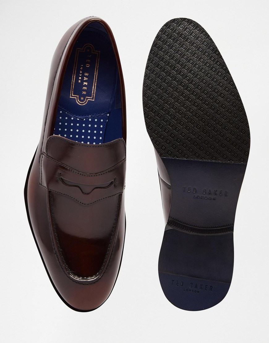 ted baker tan loafers