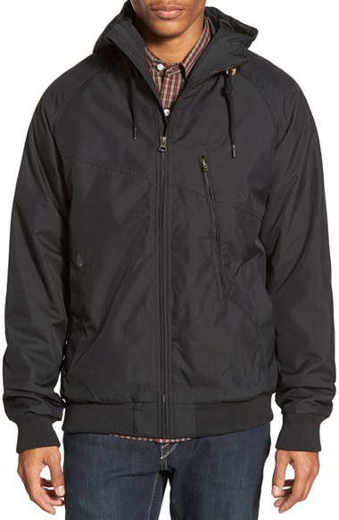 Lyst - Volcom 'hernan' Hooded Jacket in Black for Men