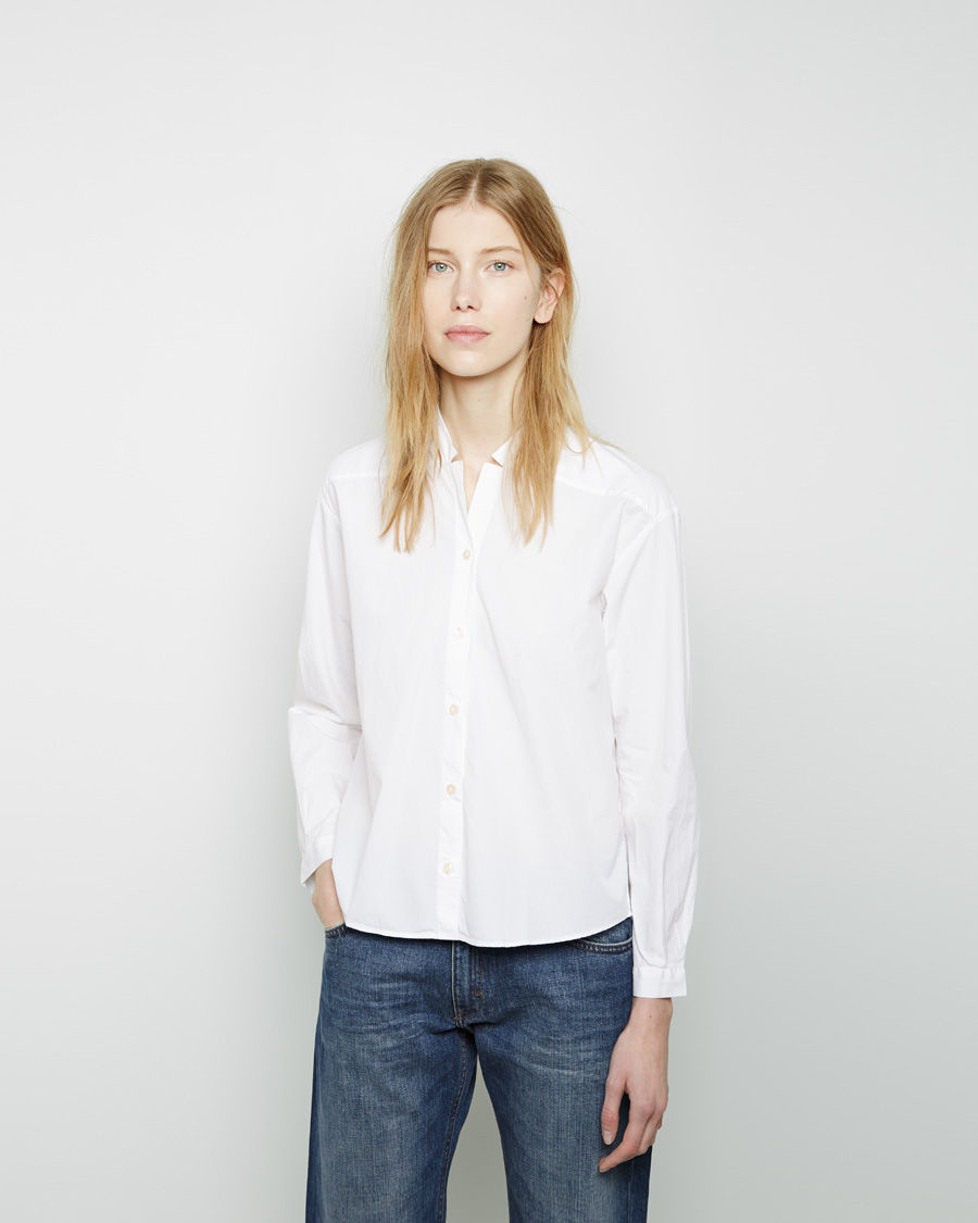 lyst dea blouse in white lyst dea blouse in white