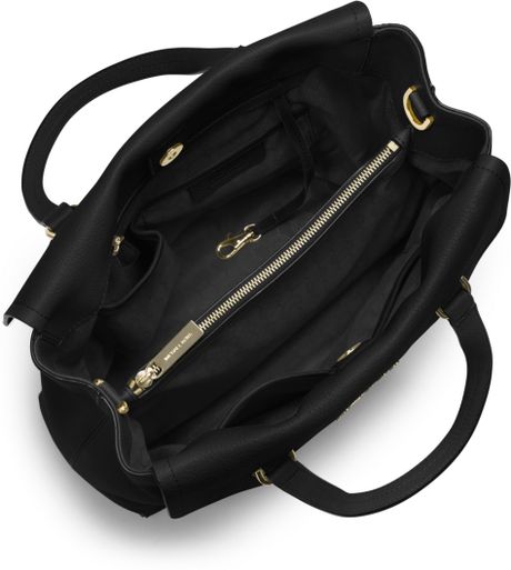 Michael Michael Kors Mackenzie Large Tote Bag in Black | Lyst