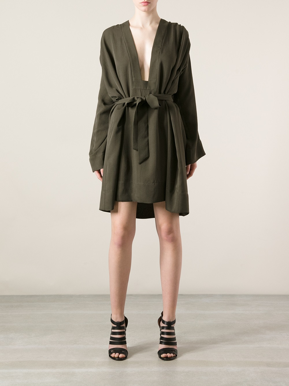 Lyst Isabel marant Deep V Blouse in Green