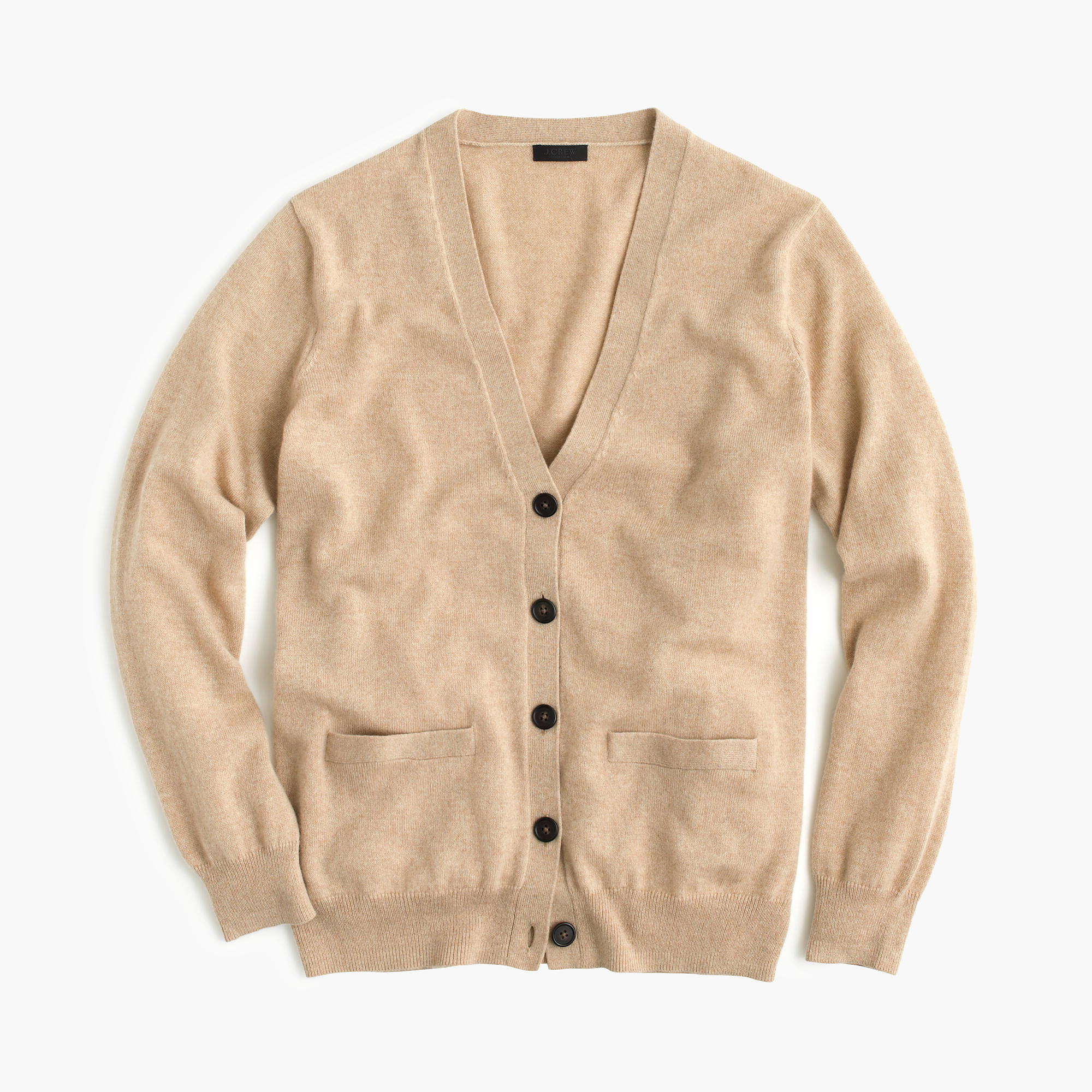 J.Crew | Brown Collection Cashmere Boyfriend Cardigan Sweater | Lyst