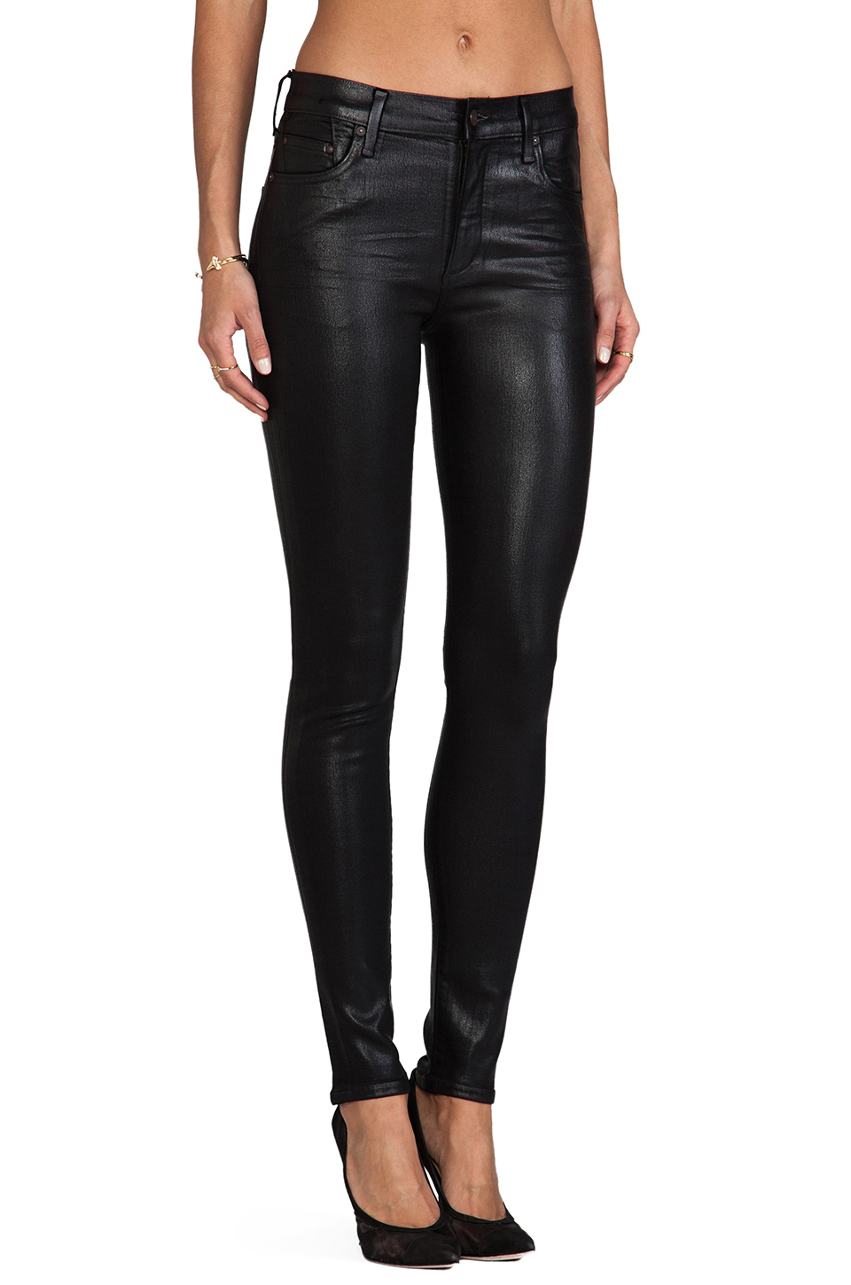 citizens of humanity rocket high rise skinny black