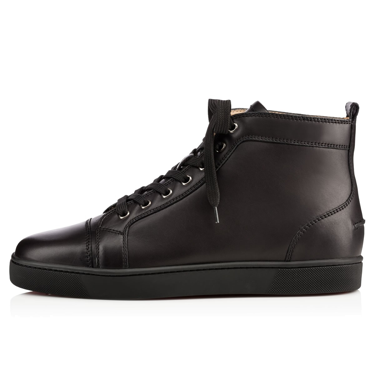 Christian louboutin Louis Calf in Black for Men (red) | Lyst