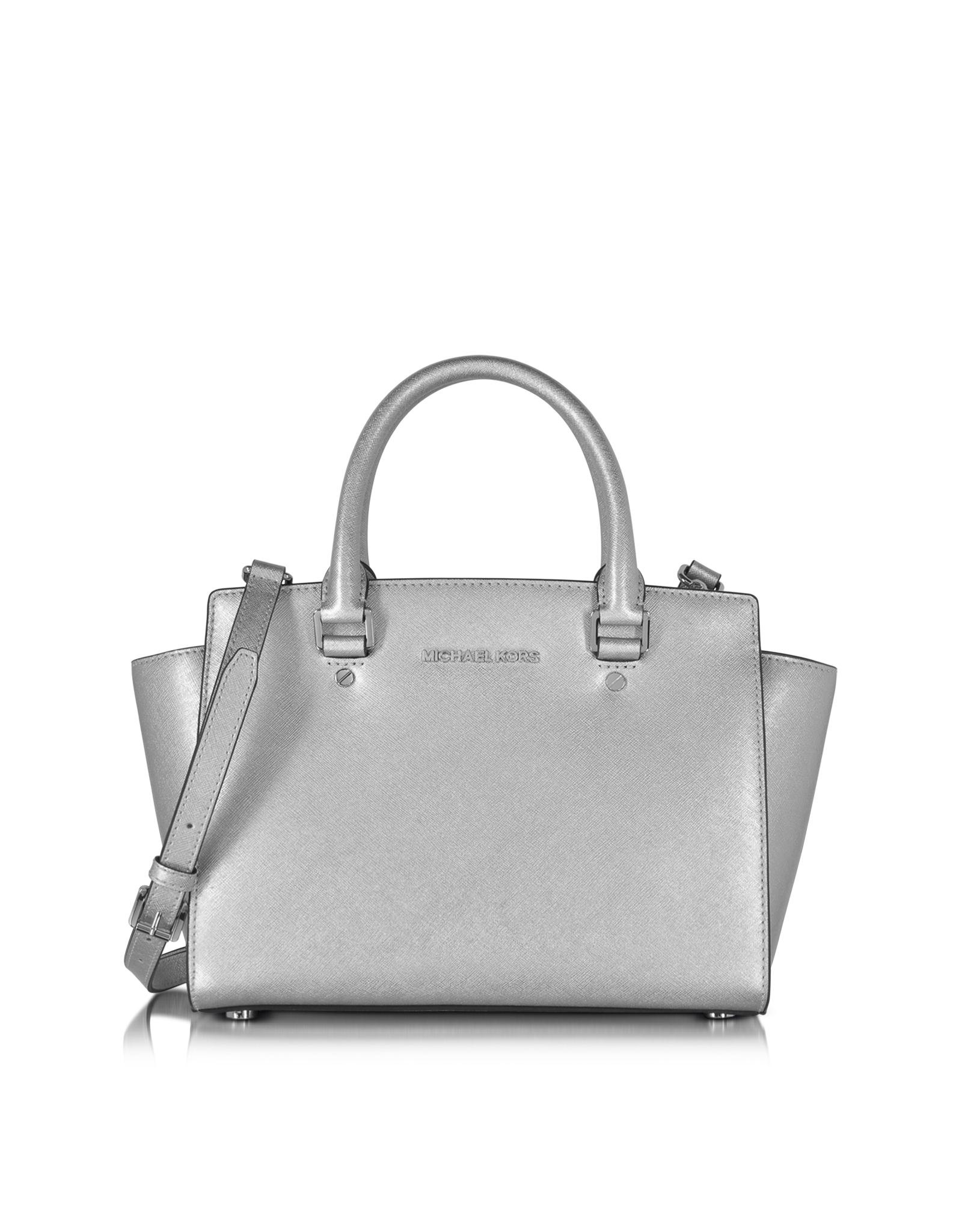 Lyst Michael Kors Selma Saffiano Leather Medium Satchel Bag In Gallery Women S Michael By Kors Selma Doctor Bag