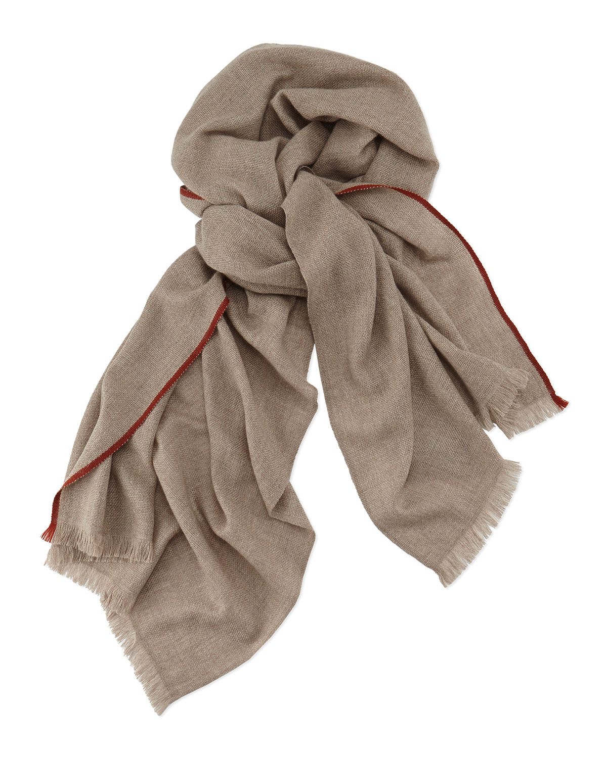 Loro piana Cashmere Golden Garza Scarf in Natural for Men | Lyst