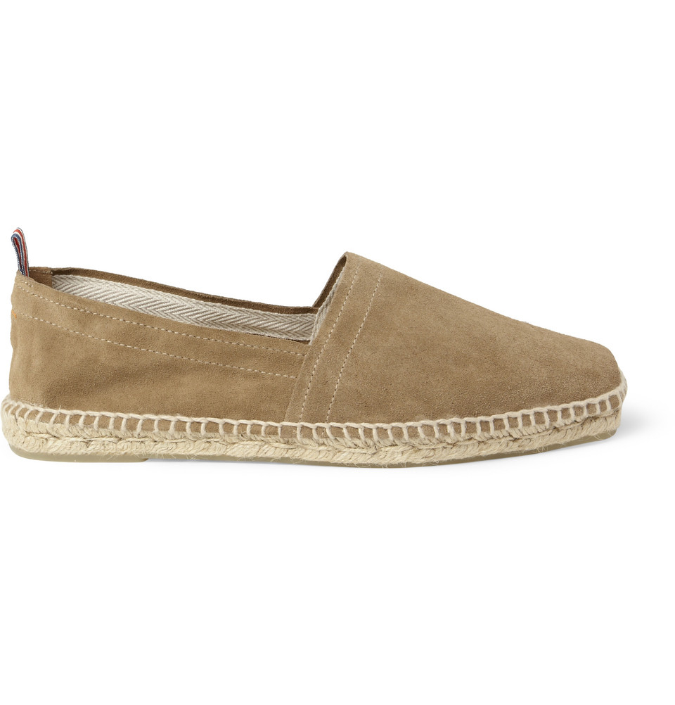 Castaã±er Pablo Suede Espadrilles in Brown for Men | Lyst