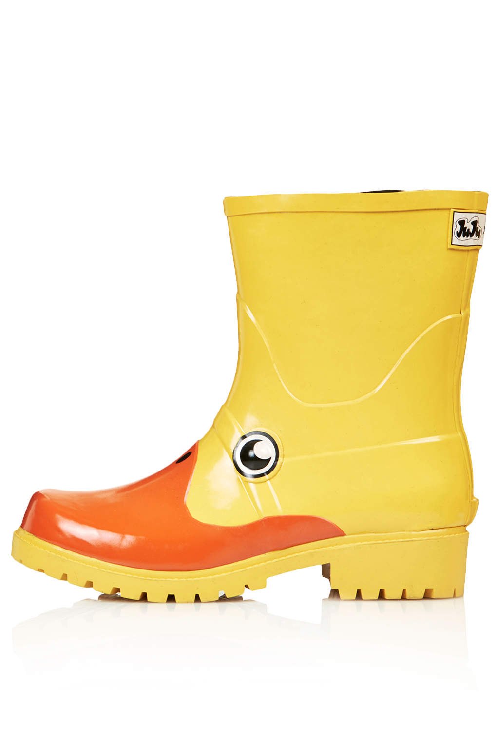 Lyst - Topshop Kigu Duck Wellies in Yellow