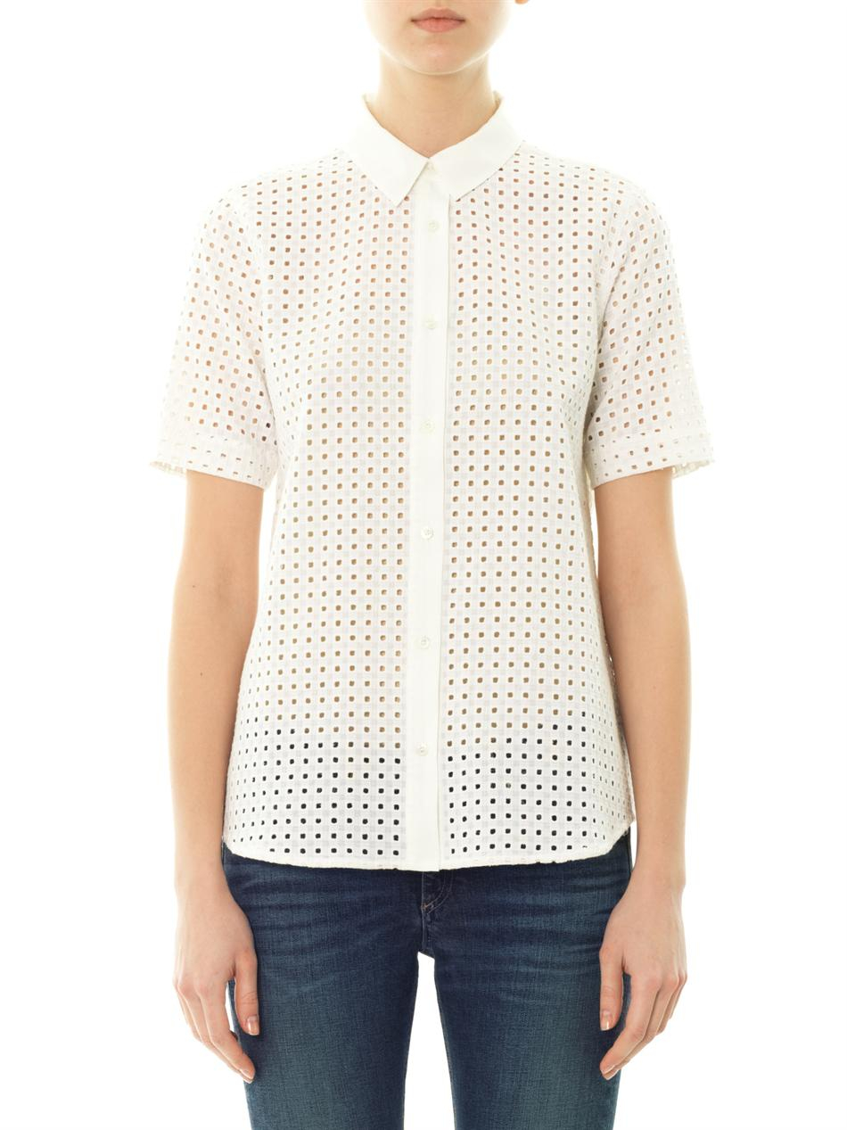 broderie anglaise shirt