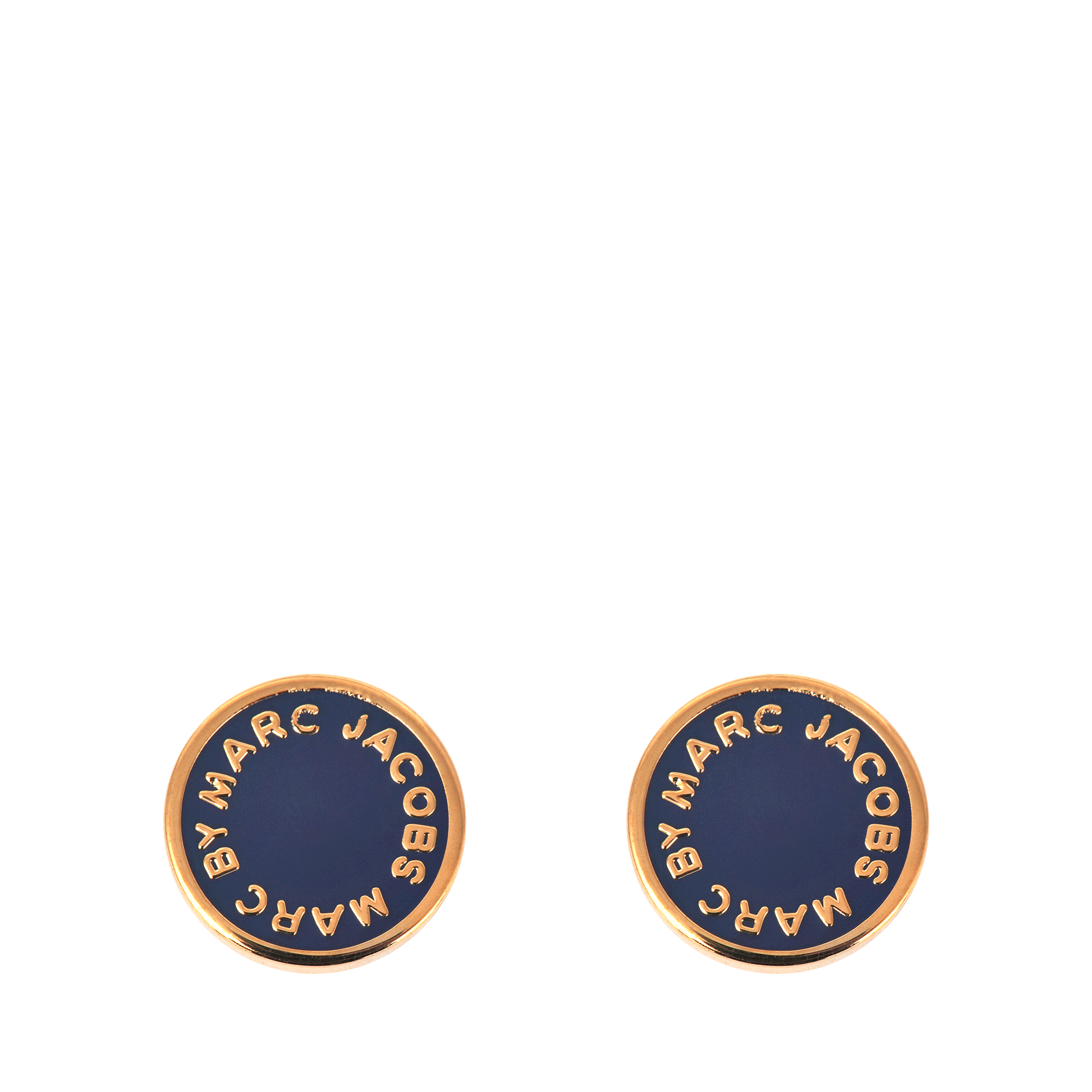Lyst Marc By Jacobs Logo Disc O Enamel Studs Gallery Women S Logo Earrings