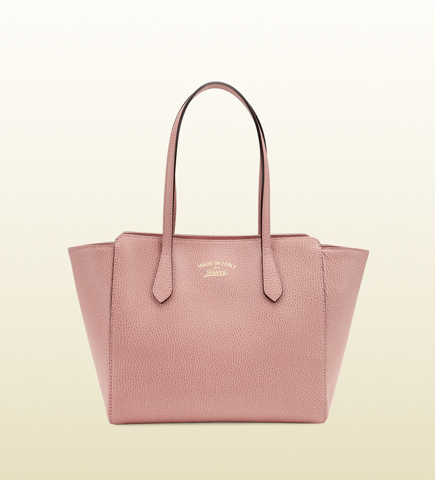 Lyst - Gucci Swing Leather Tote in Pink
