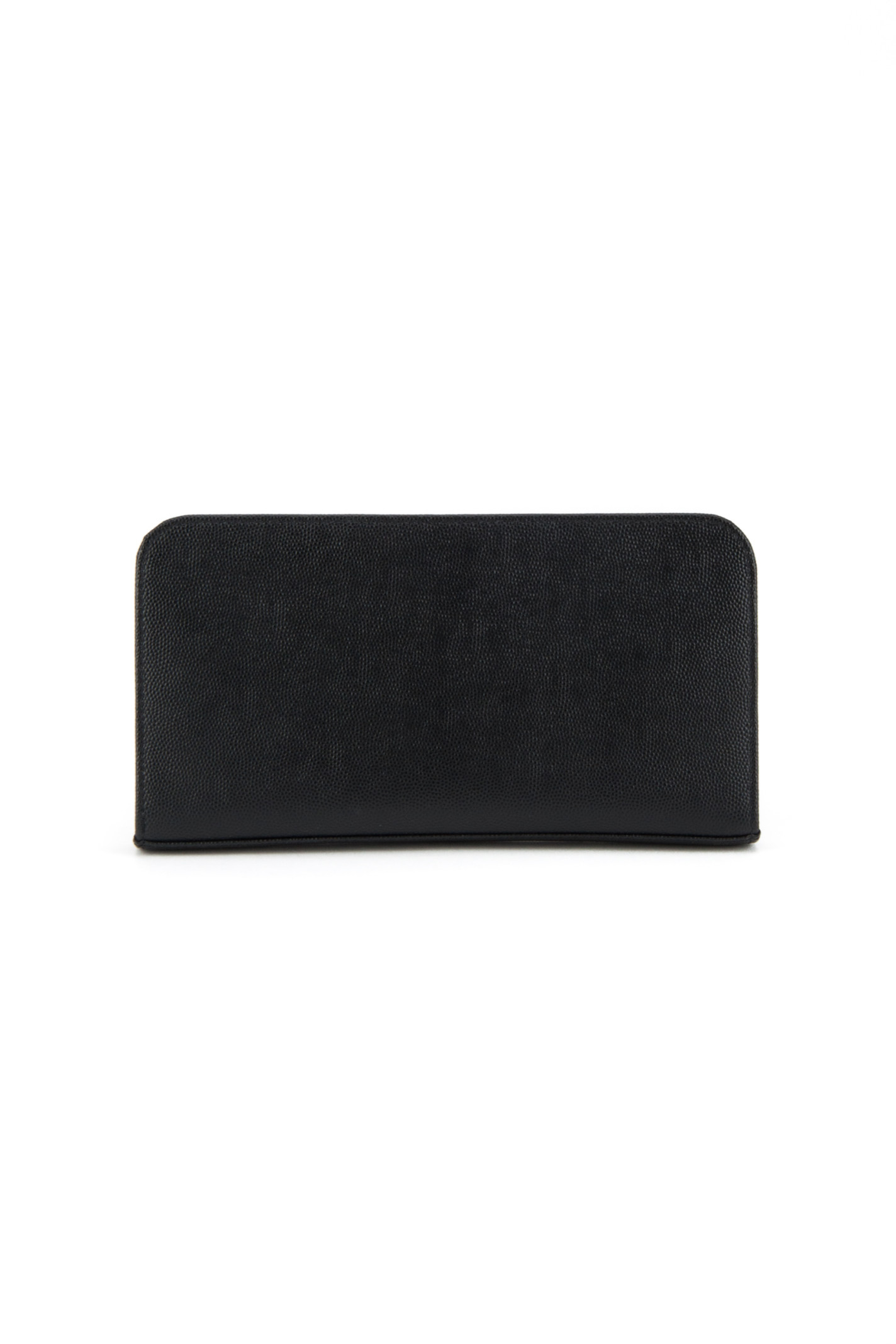 Saint laurent Ysl Grain De Poudre Wallet in Black for Men | Lyst  