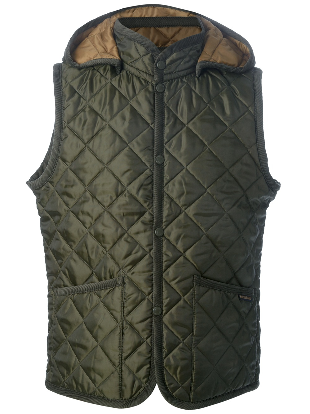 Lyst - Lavenham Quilted Gilet in Green for Men