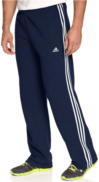 Adidas 3 Stripe Track Pants in Blue for Men (Dark Navy/White) | Lyst