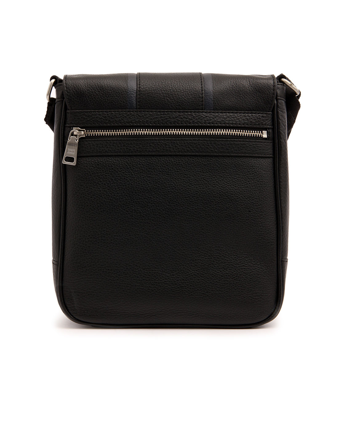 Tommy hilfiger Ridley Black Leather Reporter Bag in Black for Men | Lyst