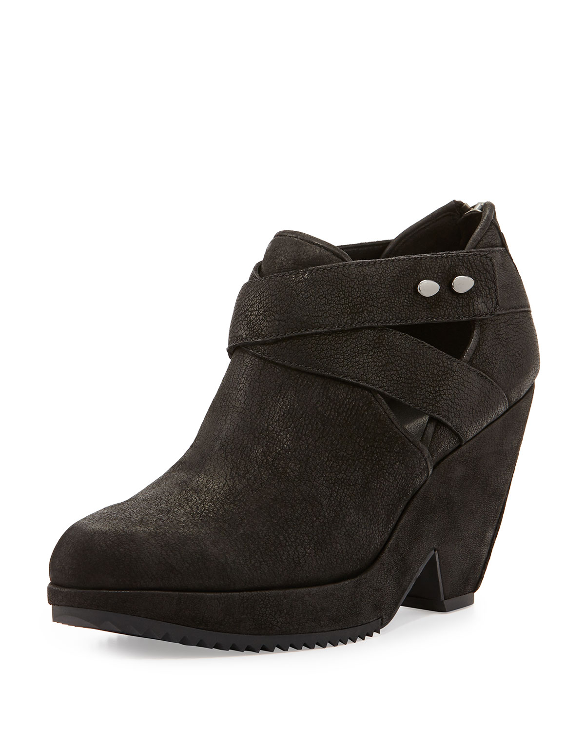 eileen fisher nubuck booties