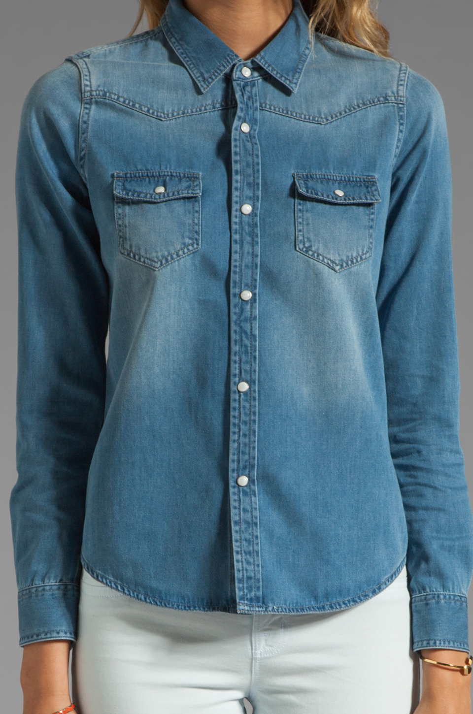 jeans western tops