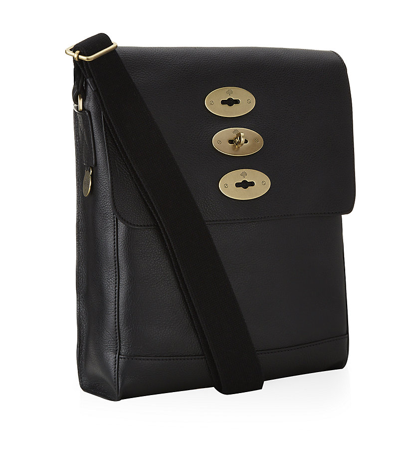 Mulberry Slim Brynmore Messenger Bag in Black for Men | Lyst